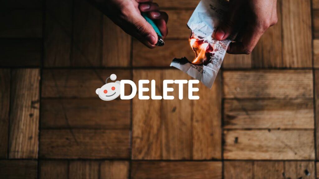 how to delete reddit account