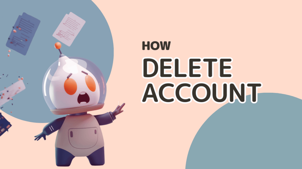 how to delete reddit account