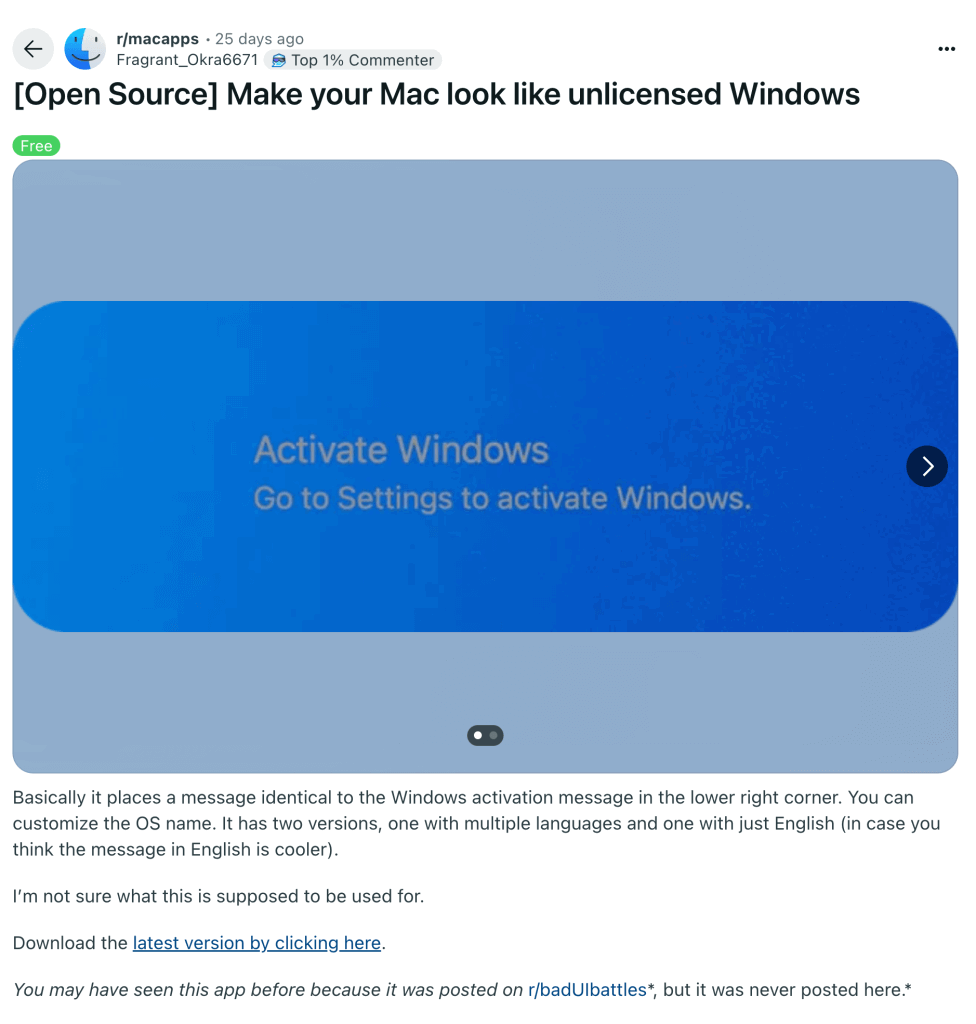 example macapps