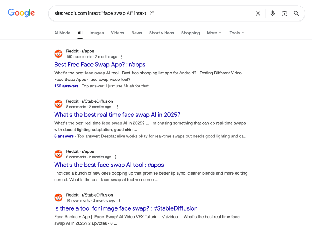 potelntial reddit threads