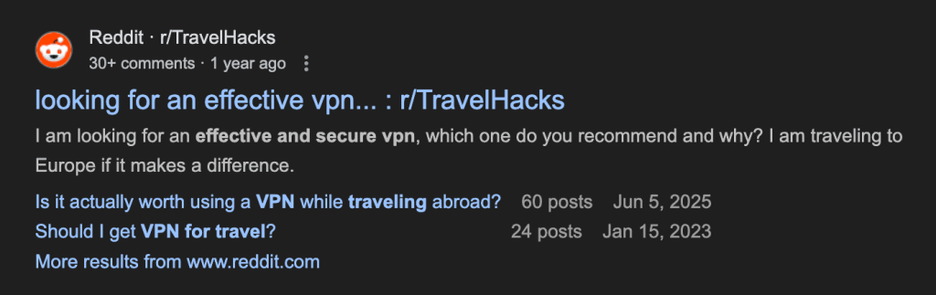 travelhacks example